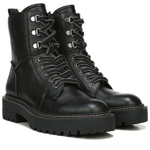 Sam Edelman | Laurie Platform Black Combat Boot, 6.5